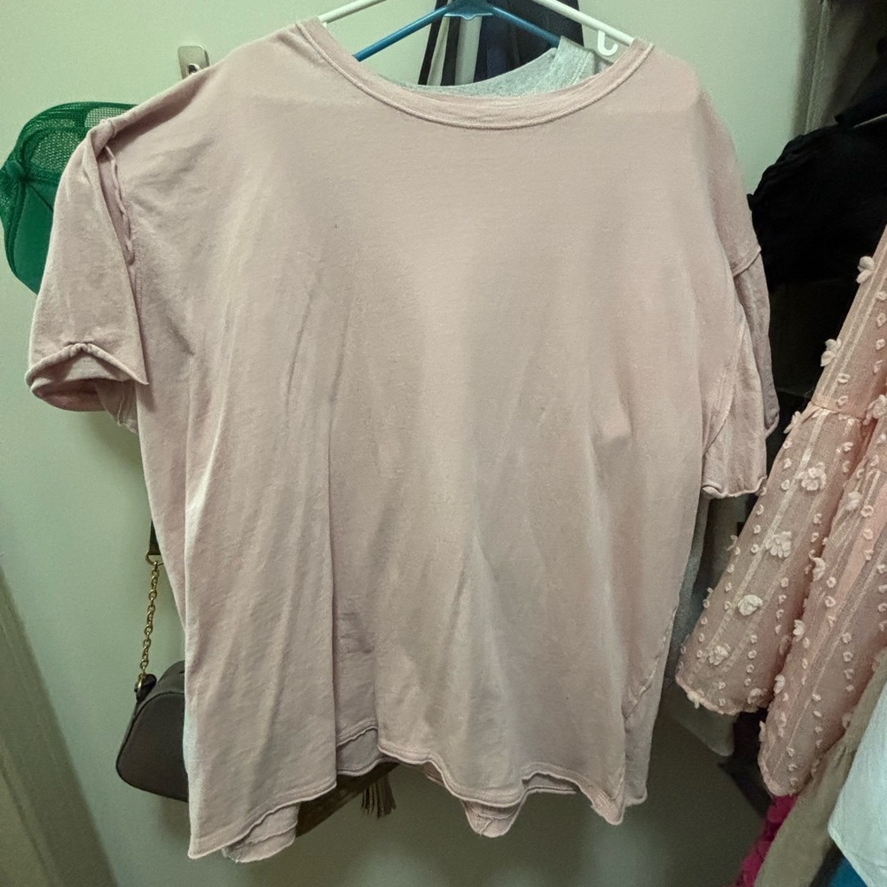 Free people mauve t-shirt